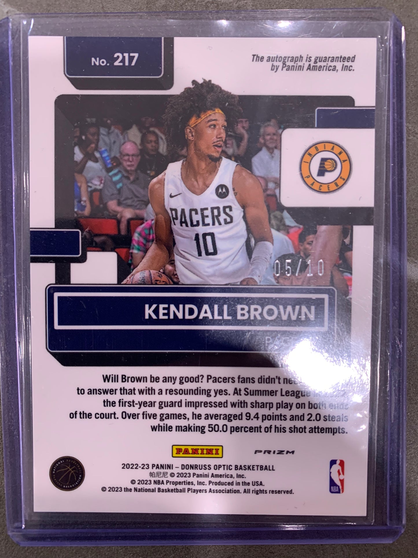 2022-23 Basketball Kendall Brown